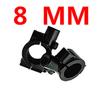 8mm Thread Motorcycle Rearview Mirror Adapter Clamp 7/8" Handle Mount Bracket