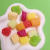 Bulk 100Pcs Cute Artificial Mini Watermelon Mango Apple Fruit Slices Candy Sweets Model Figures DIY Crafts Hair Bow Center Decor