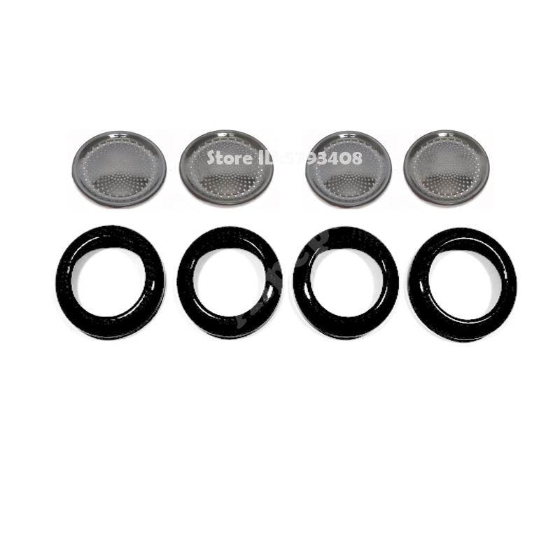 For BYD  ATTO 3 YUAN PLUS   ABS 4-door Speaker Ring Cover car door Audio Sound Frame Loudspeaker Sticker Trim