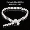 Waistband With Pearl Elegant Simple  Waist Chain  Ladies' Elastic Thin Pearl Waist Belt