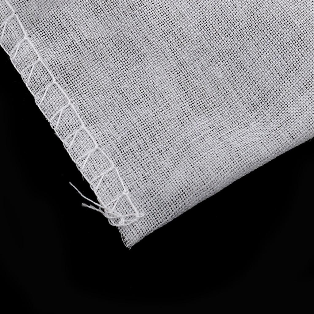 Uxcell Soup Filter Bags, Linen Net Strainer Bags, White, 28cm X 22cm, Pack of 5