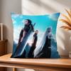 Comfortable soft Pillow Case for Sofa Living Room Home F-Fantasy office Decor Protective Covers Without Final game Pillow-Insert