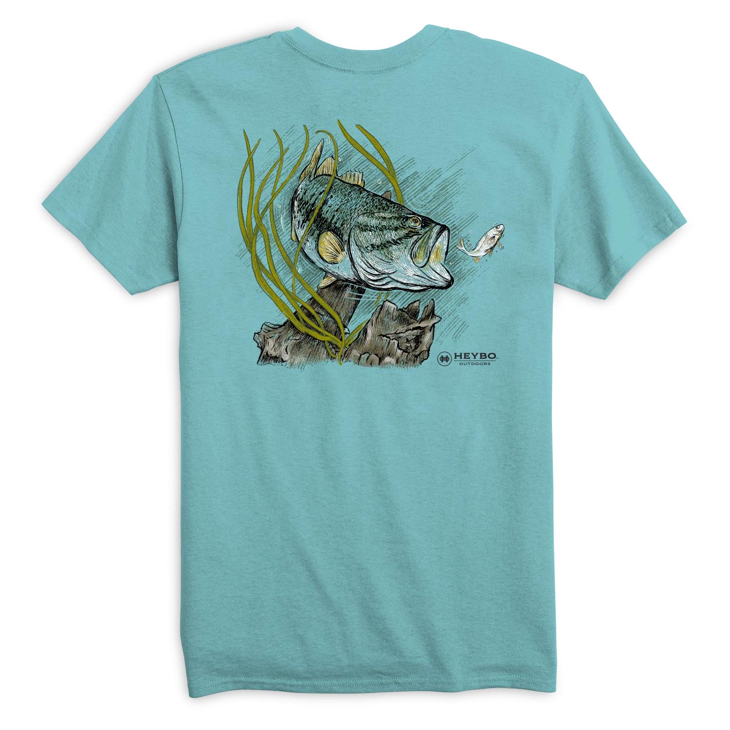 Heybo Outdoors Fishing Bass Bait Dedicated To The Pursuit Comfortable and 3XL