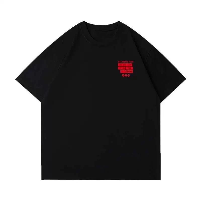 Kpop BTS 2026 Welttournee Arirang Gleicher Stil T-Shirt Herren Damen Mitglieder Namensliste Druck Lässiges Kurzarm-T-Shirt Koreanische Fans Geschenk