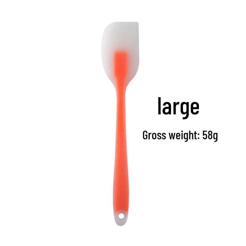 

Wutuo Large Silicone Spatula Set, Orange (3-Pack)