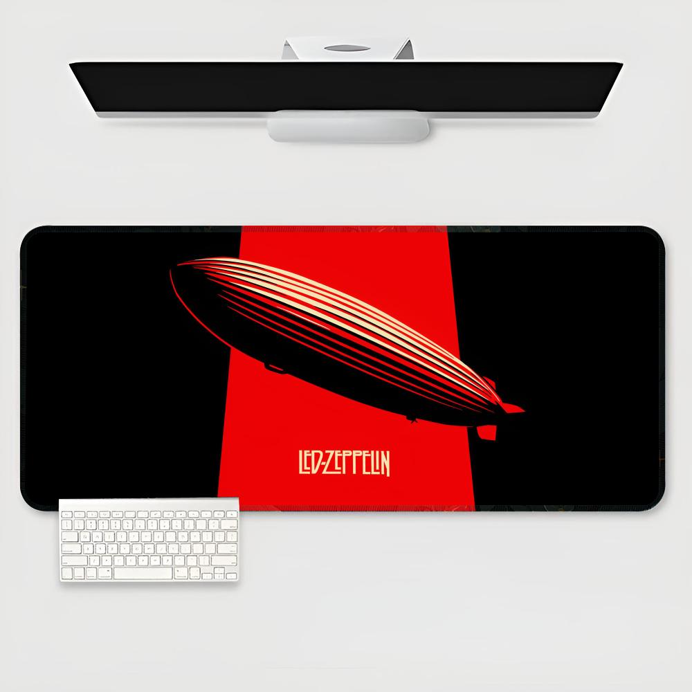 

L-Led Band Zeppelin Mouse Pad teclado XXL Mouse Pad Large Computer Laptop Non-slip Keyboard Desk Mat Mousepad 600x300x2mm