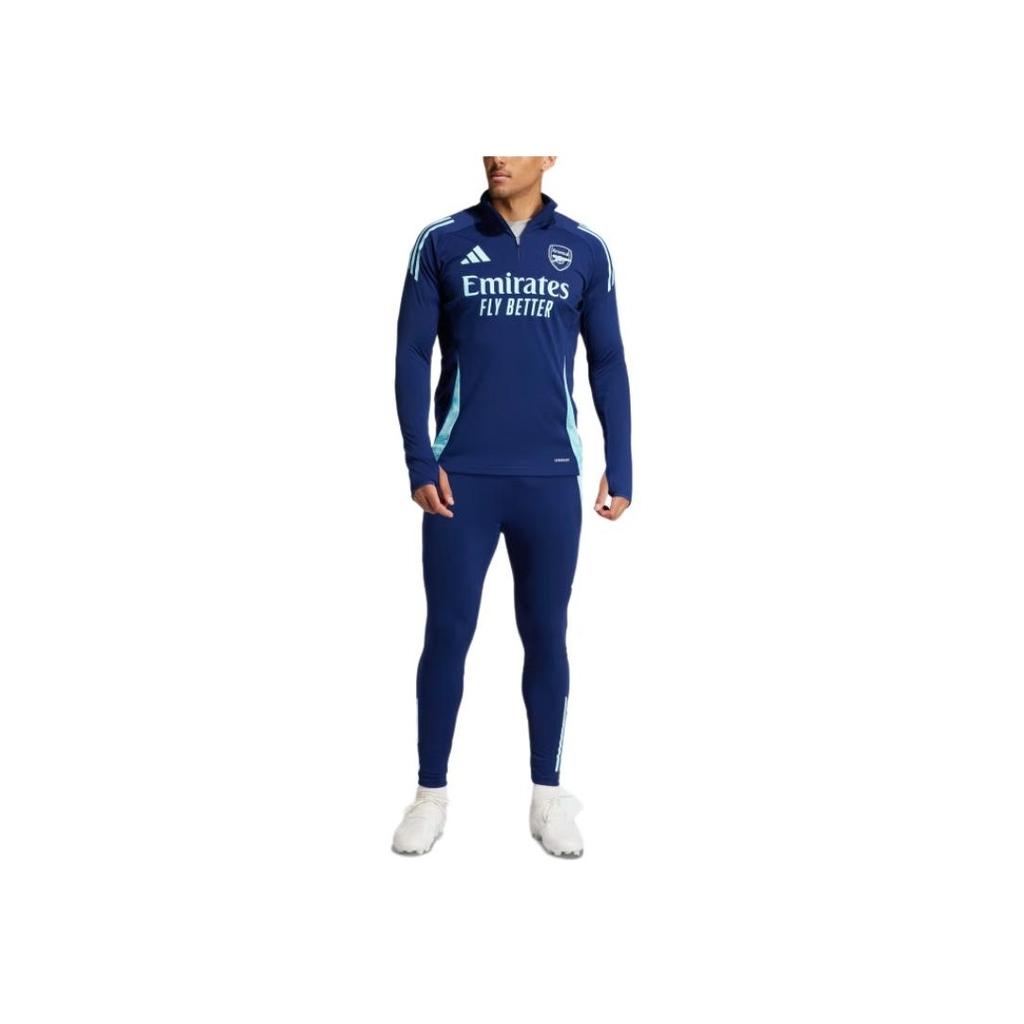 Adidas Чоловіча толстовка Arsenal Tiro 24 Football Training Quarter-Zip Slim Fit Long Sleeve Sweatshirt Night-Blue IT2207