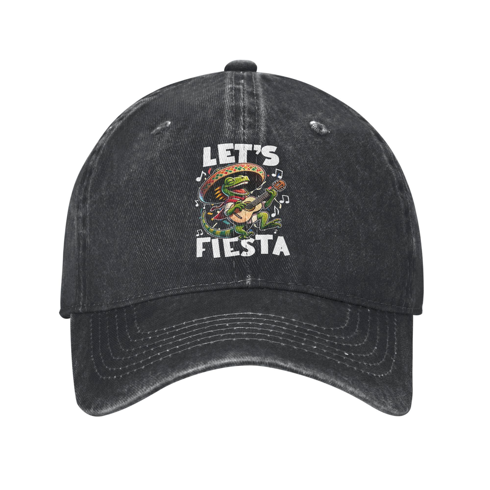 Vintage Funny Cinco De Mayo Baseball Cap Unisex Women Distressed Denim Snapback Hat Outdoor Soft Hats Cap One Size