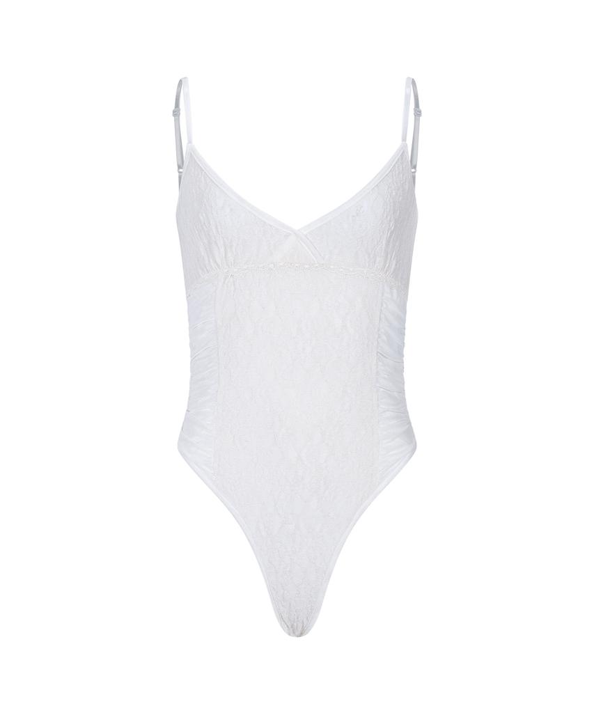 Peullijeunopallou Arin Lace Bodysuit (Ivory)