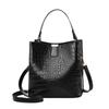 2026 Embossed Crocodile Pattern Women's Shoulder Bag – Stylish, Elegant Bucket Handbag