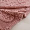 Velvet Jacquard Butterfly Flower Multifunctional Wool & Coral Nap Blanket