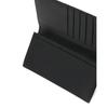 Daks Black Dd Logo Matte Leather Long Wallet Dbwa2f361