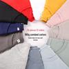 180g Ren Bomull Herr Slim Fit Rundhals Kortärmad T-shirt