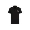 Ss22 Ea7 Logo Print Short Sleeve Polo Shirt Men Polo Shirts Black 3LPF09P-J5AZ-1200