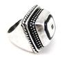 Designer Ring 'Cunégonde' Black Silver