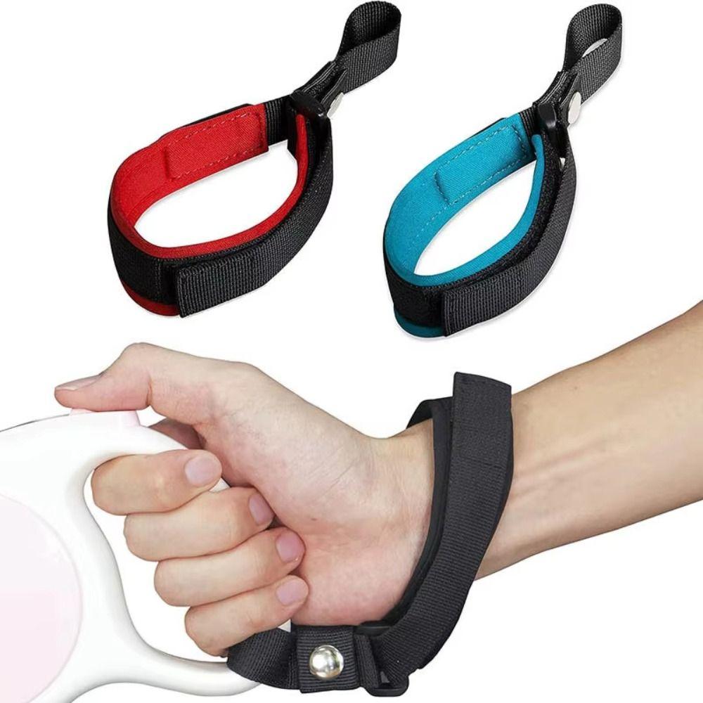 Retractable Dog Leash Wrist Strap Anti-dislodging Adjustable Hands Free Leash Bracelet Comfortable Nylon Dog Wrist Safety Strap