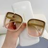 Square Big Sunglasses for Women Female Women's Retro Shades UV400 Sun Glasses Eyewear Okulary Przeciwsloneczne Męskie