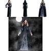 Halloween Cosplay Dress For Women With Skeleton Print Polyester Fantasy Evil Witch Vampire Dead Soul Costume Halloween Costume