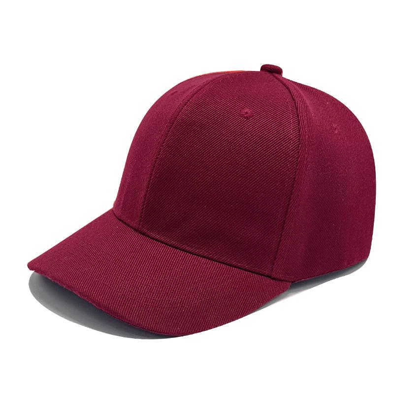 Summer Sun Protection Non-Collapsing Baseball Cap - Acrylic, Minimum Order 50 Pieces
