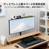 RoboRobin Display Board, Monitor and Storage Stand, 2kg Weight Capacity, Easy Installation, Non-Slip Sheet Included, TV Rack, Storage Shelf, TV Board,