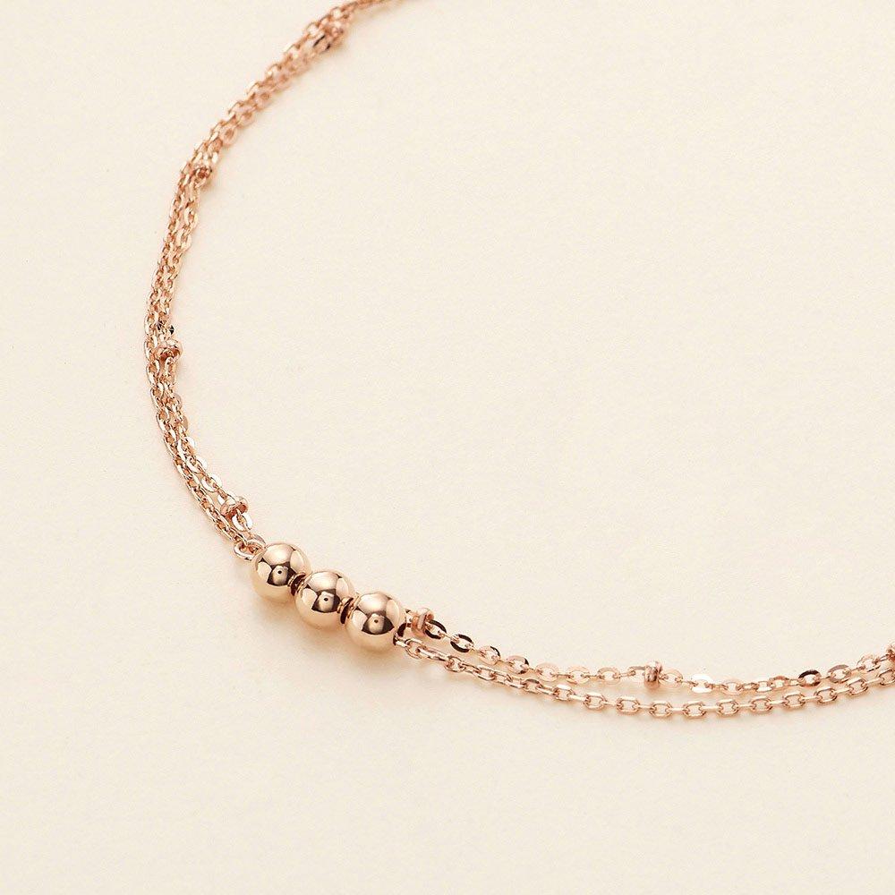 14K Gold Bracelet Chain Three