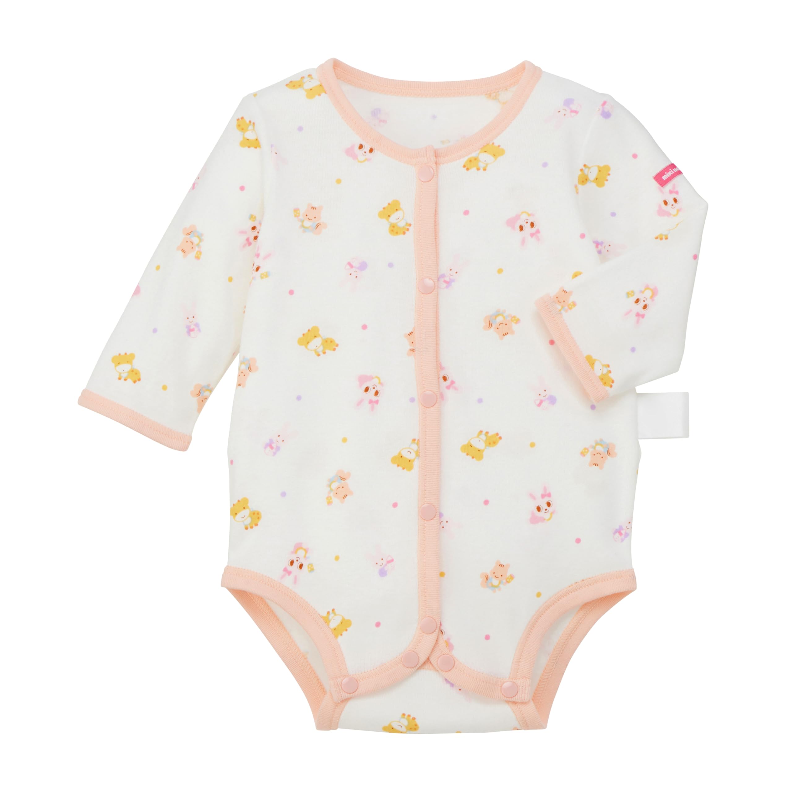 

MIKI HOUSE Long Sleeve Baby Open Made in for Boys and Baby Size 70cm Undershirt, Front, All-Over Print, 100% Cotton, Japan, Girls, Newborns, Clothes,