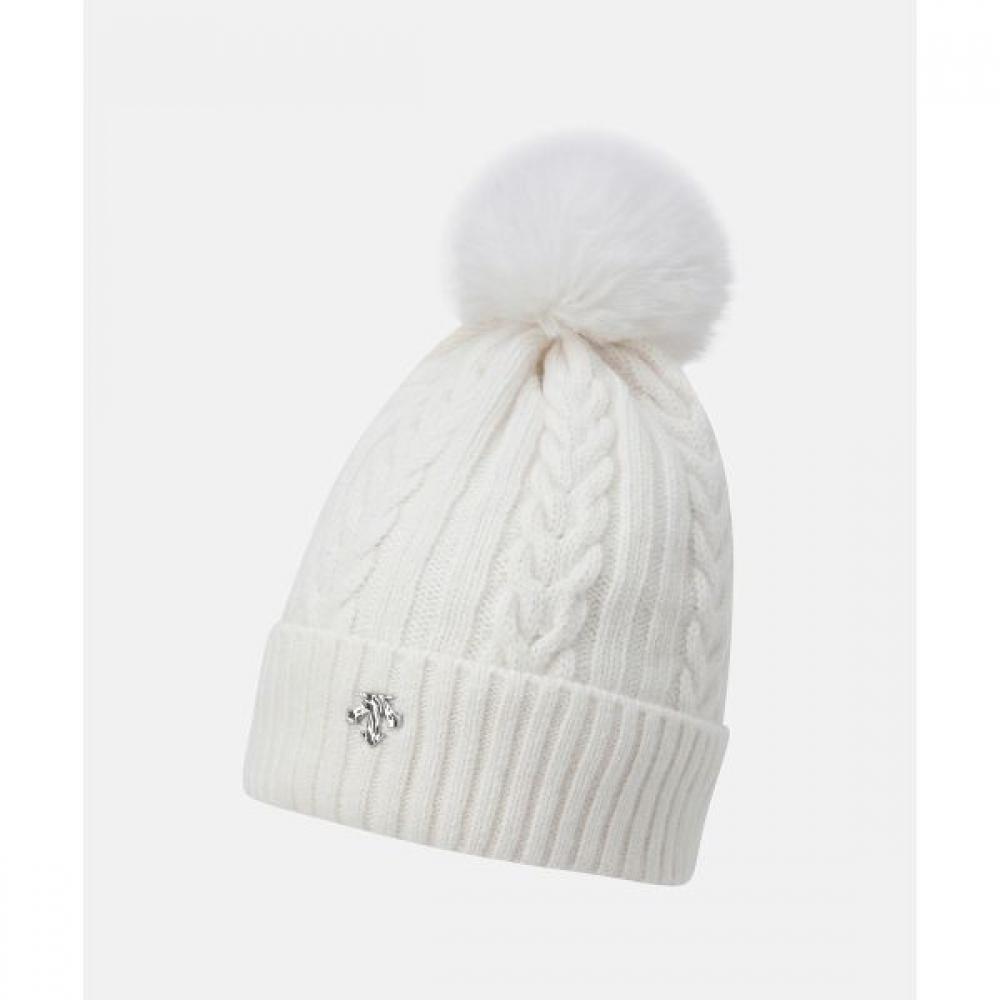 

DeScente Women S Detachable Pom Pom Beanie Ivory IVY0IVORY/F