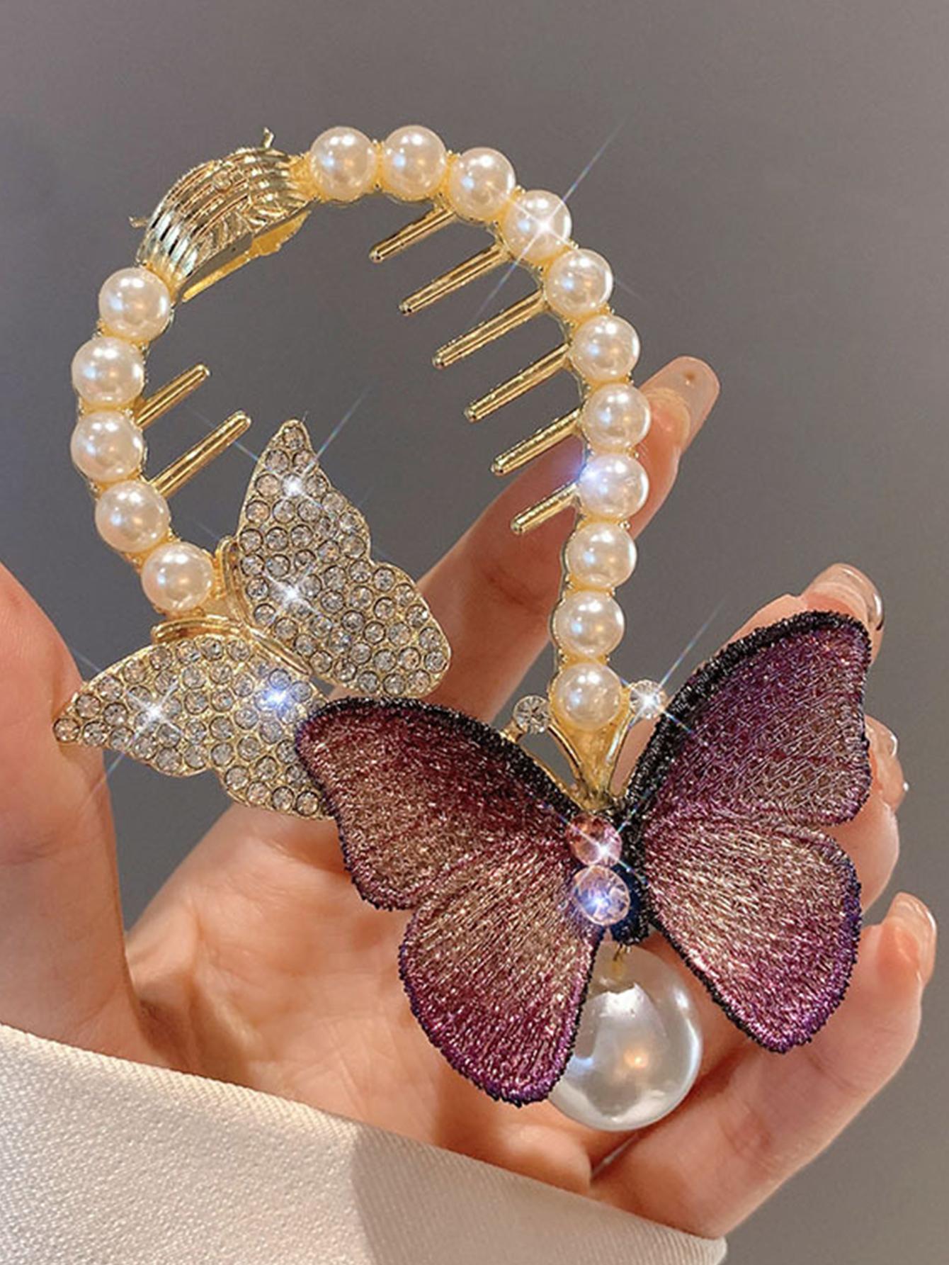 

1 шт. Модные древние темпераментные заколки для волос с кисточками-бабочками для женщин, аксессуары для волос