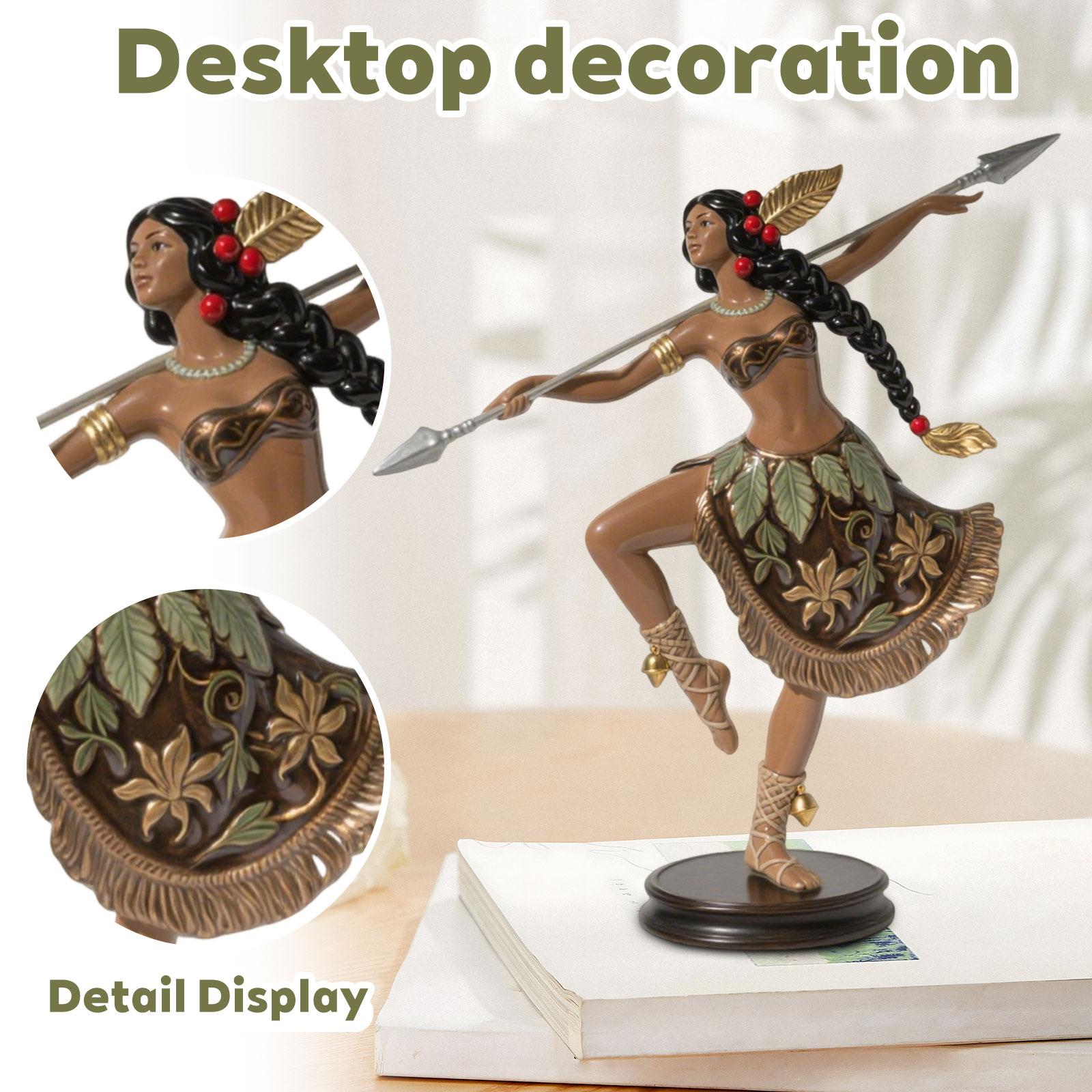 

Смоляные украшения Дикая красота джунглей Настольная креативная декоративная скульптура Подарок One Size