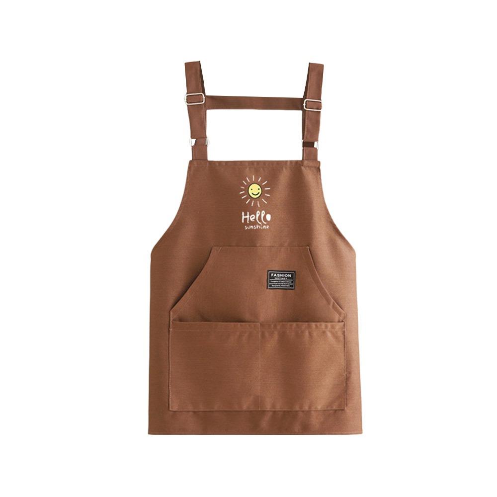 Sleeveless Chef Apron Canvas Cooking Baking Bibs Multipurpose Kitchen Apron  for Cooks and Servers