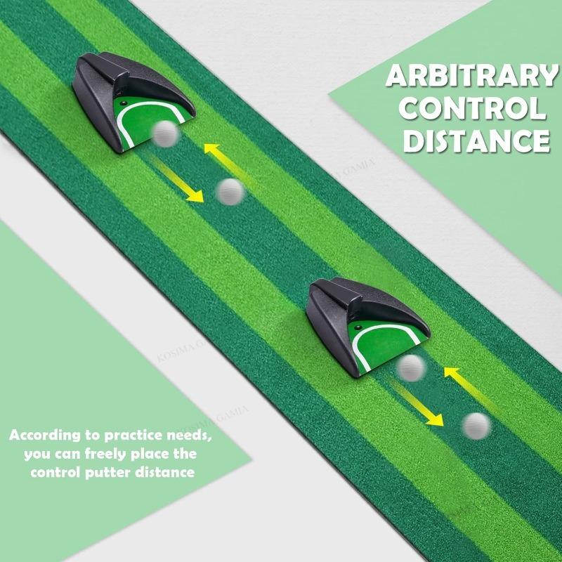 Golf Ball Auto Return System Automatic Putting Cup with Kick Back Technology Golf Training Equipment for Indoor/Outdoor