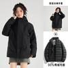 Dragon Fruit Jacket Outdoor Three-in-one Women's Small Windproof Waterproof Travel Jacket Mountaineering Suit