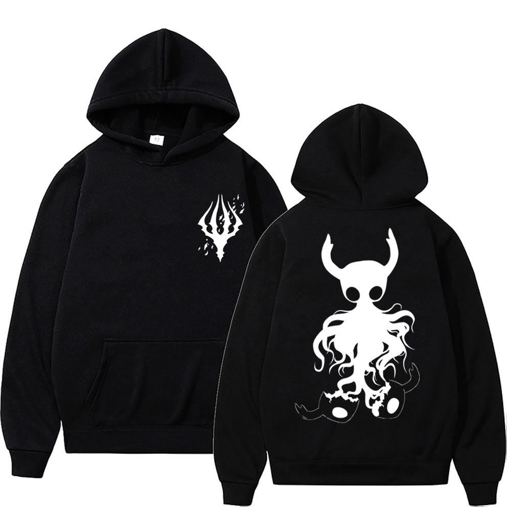 Game Hollow Void Hollow Knight Darkside Print Hoodie Man Manga Fashion Hooded Tracksuit Men Women Anime Hoodies