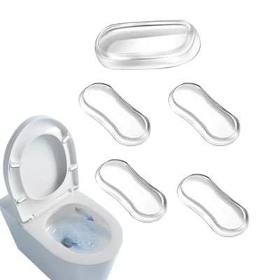 5Pcs Silicone Toilet Seat Buffer Pad Shockproof Replacement Toilet Lid Rubber Pads Bathroom Accessories Strong Adhesive