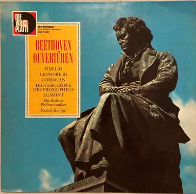 LP Record LUDWIG VAN BEETHOVEN - Ouvertüren SMVP8037 Die Volksplatte Germany Classical Used