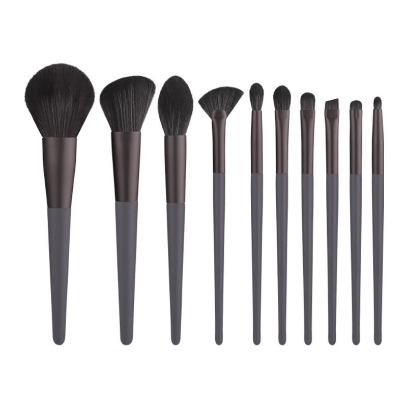 Blue Fox Series Makeup Brush Set, Cangzhou Eyeshadow Brush, Foundation Brush, Blush Brush 12 Wooden Handles, A Complete Set Of Makeup Brushes