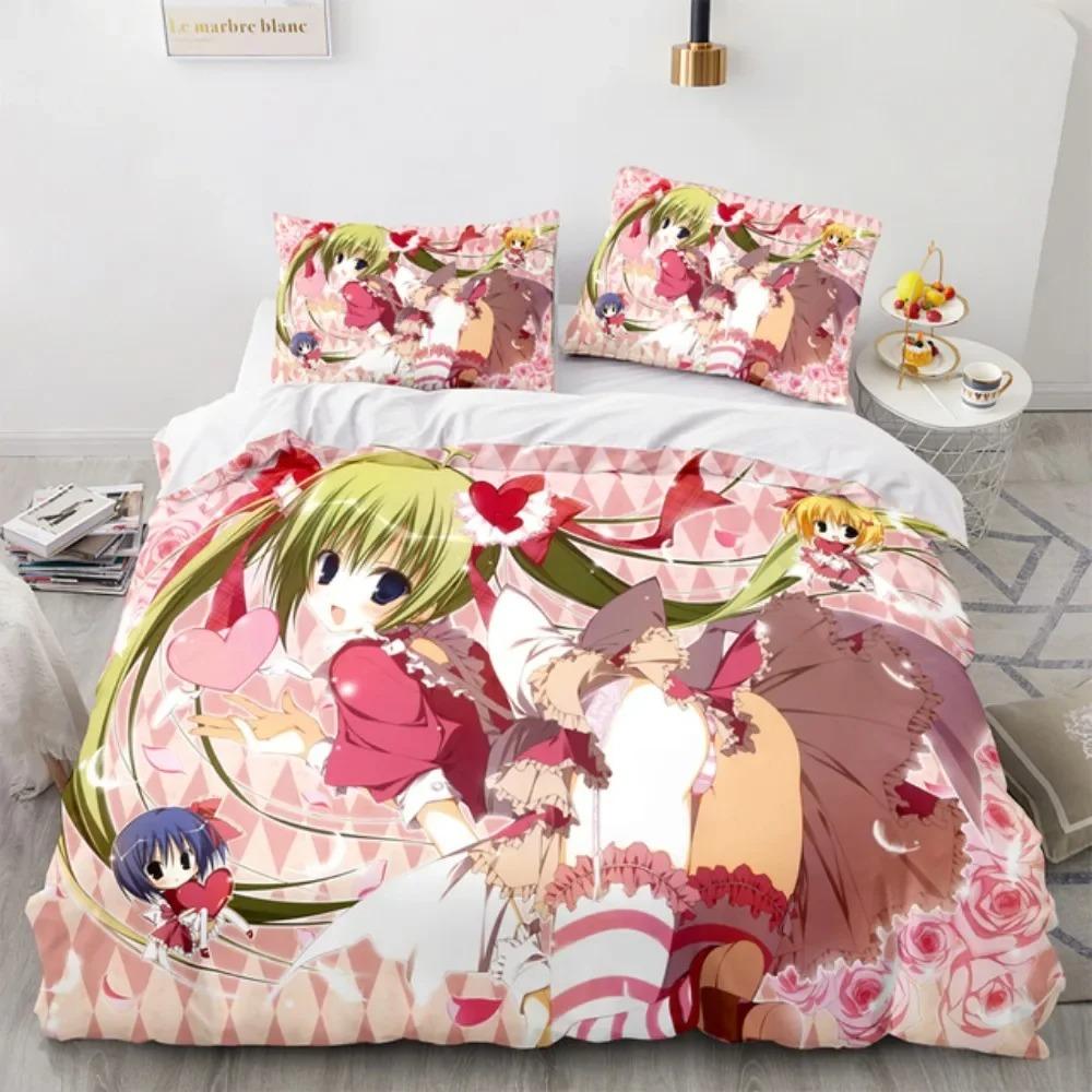 Kotori Itsuka Cosplay Bedding Set Anime Date a Live Costume Duvet Cover Set Double King Twin Full Size Bed Linen Boys Adult Gift