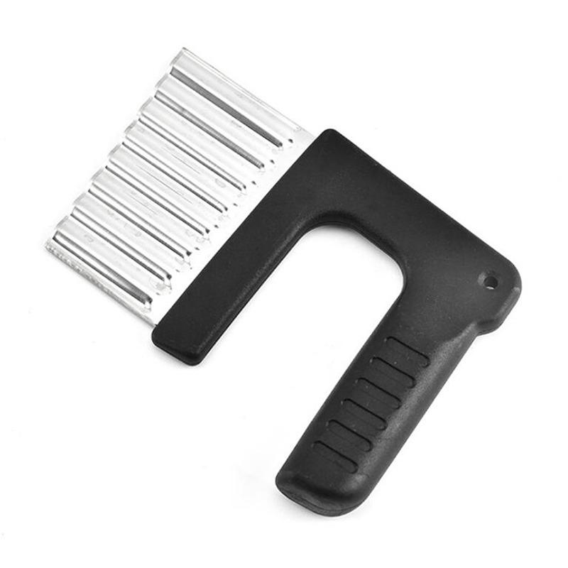 Potato Grid Slicer Vegetable Grater Corrugated Net Chopper Cutter Wave Knife Chipper Salad Kitchen Shredder Peeler Masher