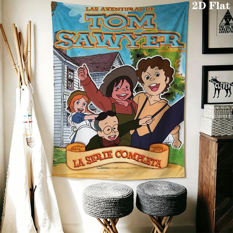 The Adventures of Tom Sawyer Pattern Home Decor Tapestry, Wall Hanging, Decorative RV Wall Cloth.DGT0925463
