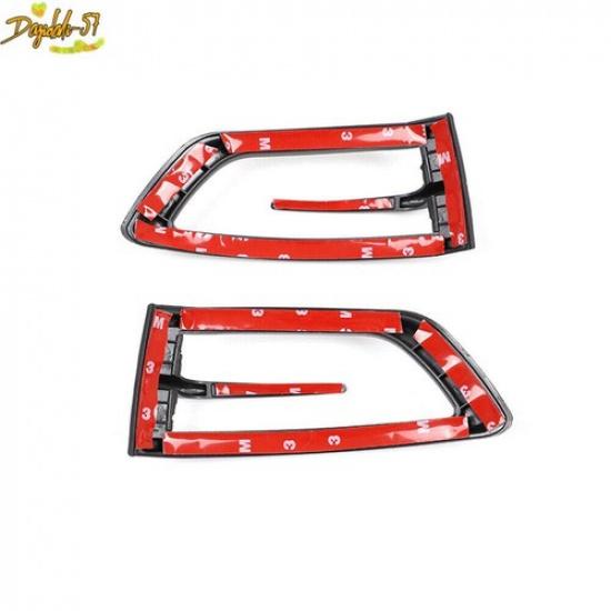 For Ford Ranger 16- Matte Black Rearview Mirror Turn Light Lamp Cover Trim