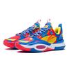 Li Ning Youth  Low Top Basketball Shoes Kids sneakers Blue Red YKBS024-1