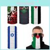 Faixa de Cabeça Mágica com Bandeiras Palestina e Israel para Atividades ao Ar Livre