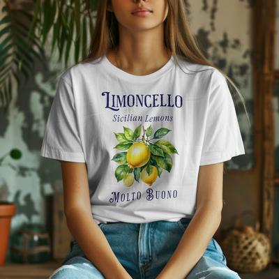Limoncello Tee Sicilian Lemons Amalfi Coast Limoncello Lovers Italian Fashion
