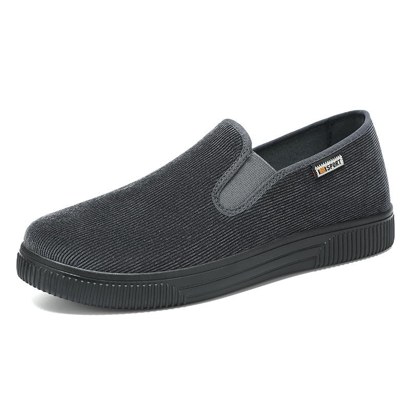 Shoes Men's Summer New Men's Shoes Do Not Stink Feet Cloth Shoes One Pedal Men's Shoes Solid Color Versatile Casual Shoes