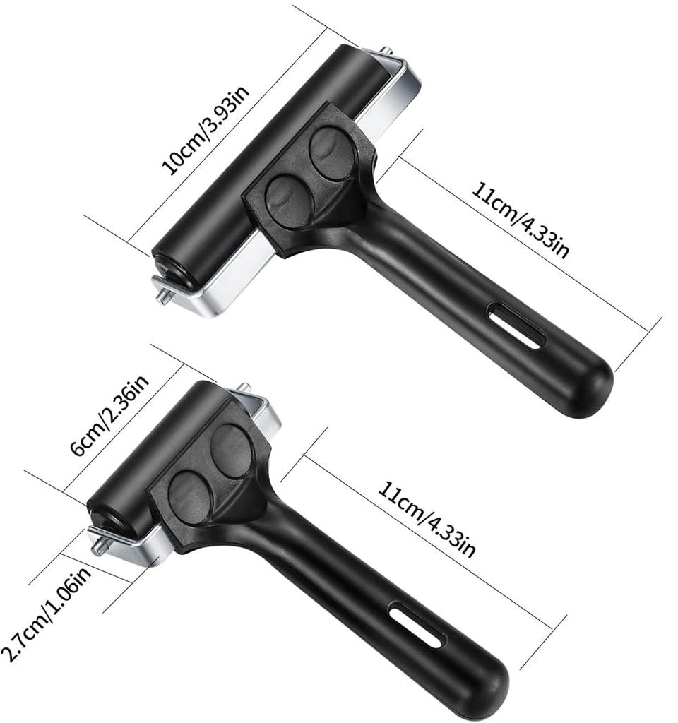 6/10cm Brayer Rollers Crafting Brayer Rollers for Printmaking Brayer Tool Paint Brush Ink Applicator Art Craft Oil Painting Tool