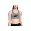 Nike Logo Print Schnelltrocknendes Sport Tank Top Damen Tops Grau 899371-091