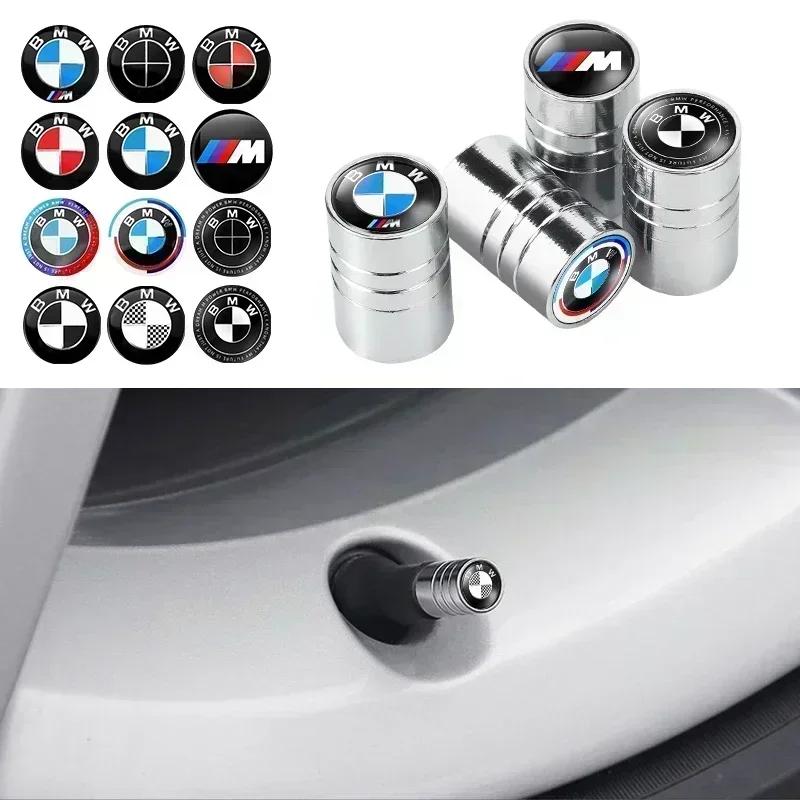 4pcs Car Accessories Aluminum Valve Caps Car Wheel Tires Valves For BMW M E90 E60 E46 E93 F20 F21 F30 F31 F32 F33 F34 F15 F10