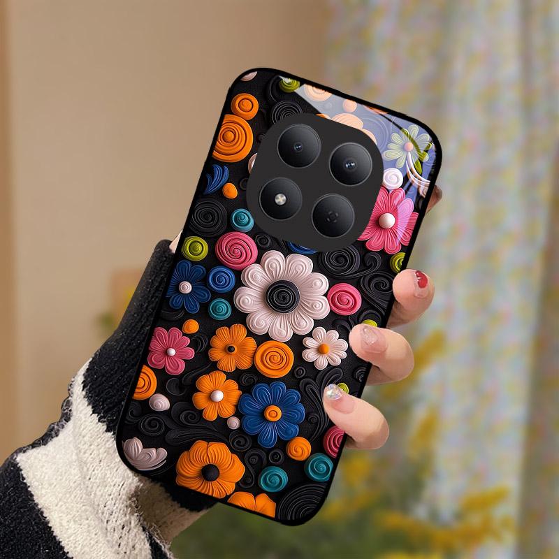 For Xiaomi POCO M8 Pro 5G Case M8Pro Tempered Glass Phone Cover For Redmi Note 15 Pro Plus Note15 Pro+ 5G Funda Camera Protector