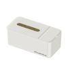 Creative Extractable Tissue Box White Plastic Toothpick Cotton Swab Storage Box Modern Dining Table Tissue Box Room Decoration