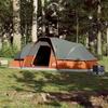VidaXL Dome Family Tent 9 Person, Shade Tent with Carry Bag, Camping Awning, Garden Shelter, Orange 94565